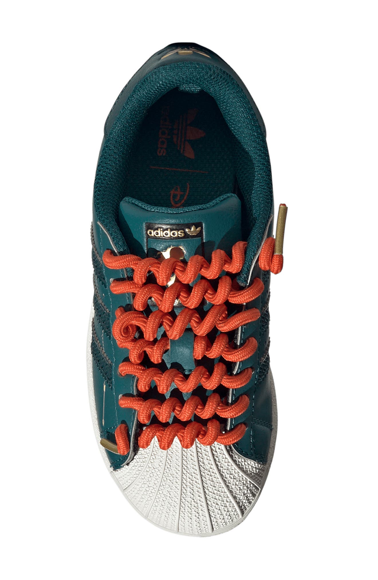 adidas x Disney Kids' Princess Merida Superstar Sneaker, Alternate, color, 