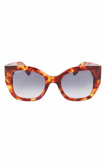 Gancini 51mm Gradient Modified Rectangular Sunglasses