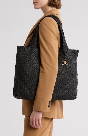 Sam Edelman Large Priya Woven Leather Tote | Nordstrom