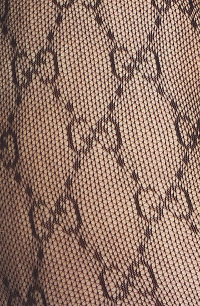 Gucci Supremelis Logo Tights, Alternate, color, 