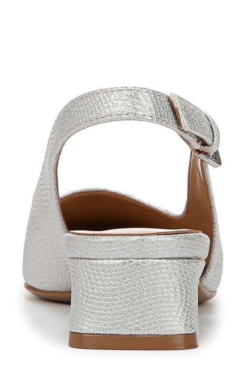 Naturalizer Ginger Slingback Pump In Silver
