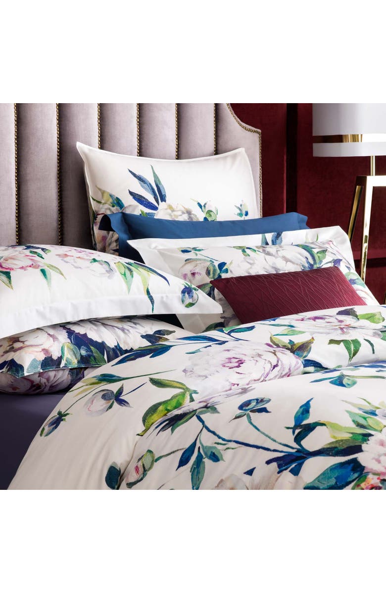 Togas Peonia Pillow Case set, Alternate, color, Blue