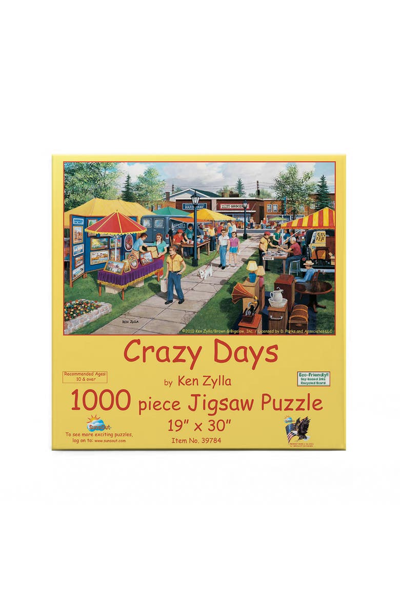 Sunsout Crzy Days 1000 piece Jigsaw Puzzle for Adults, Alternate, color, Multicolor