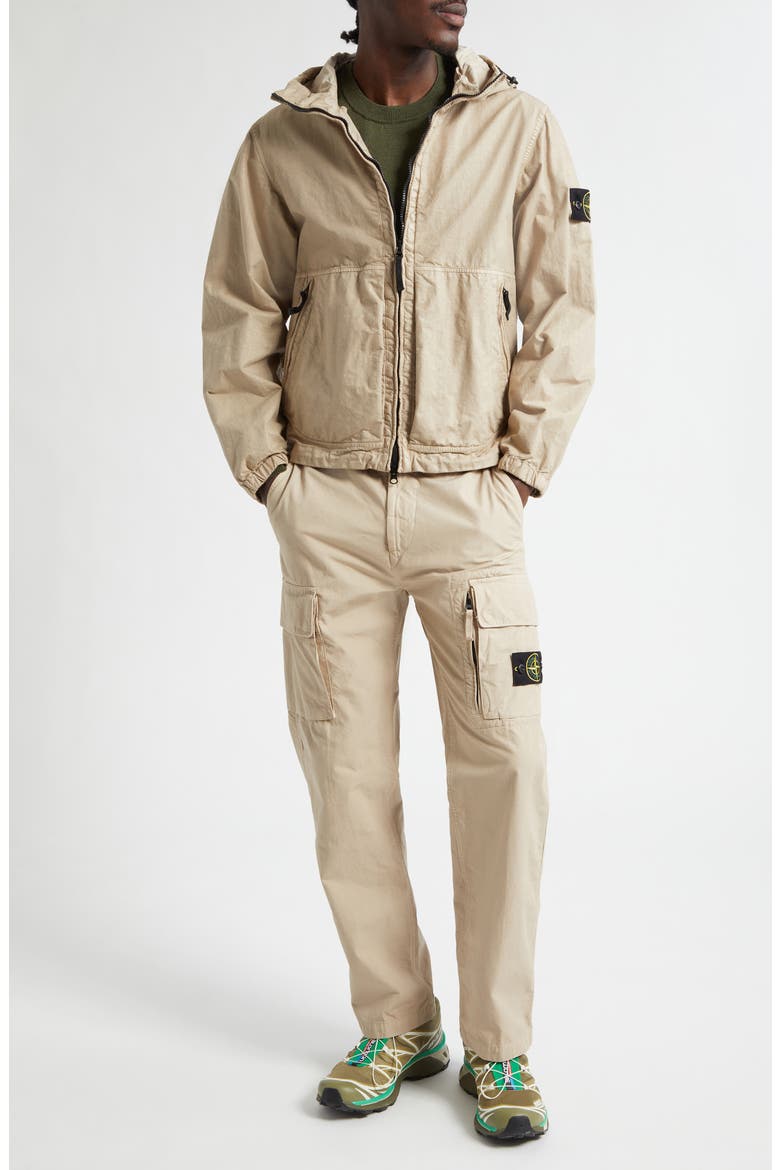 Hooded Water Repellent Jacket, Alternate, color, DESERT