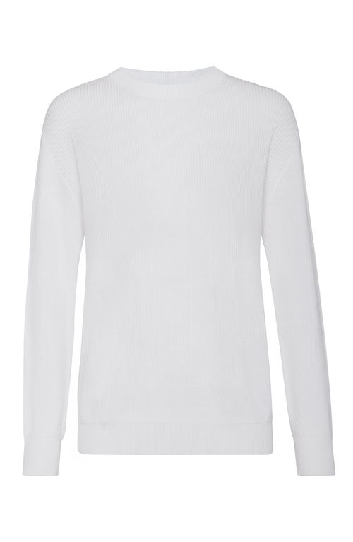 Brunello Cucinelli Cotton Sweater In White