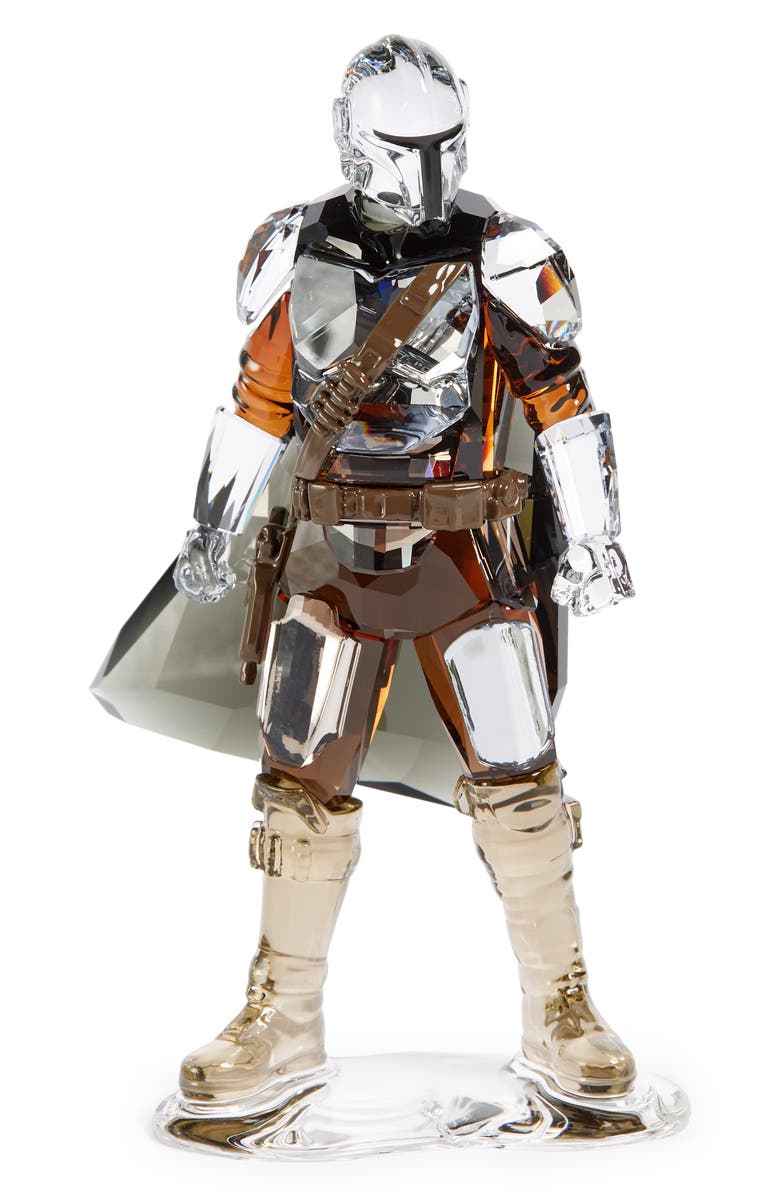 Swarovski x Disney Star Wars The Mandalorian Swarovski Crystal Figurine, Main, color, 