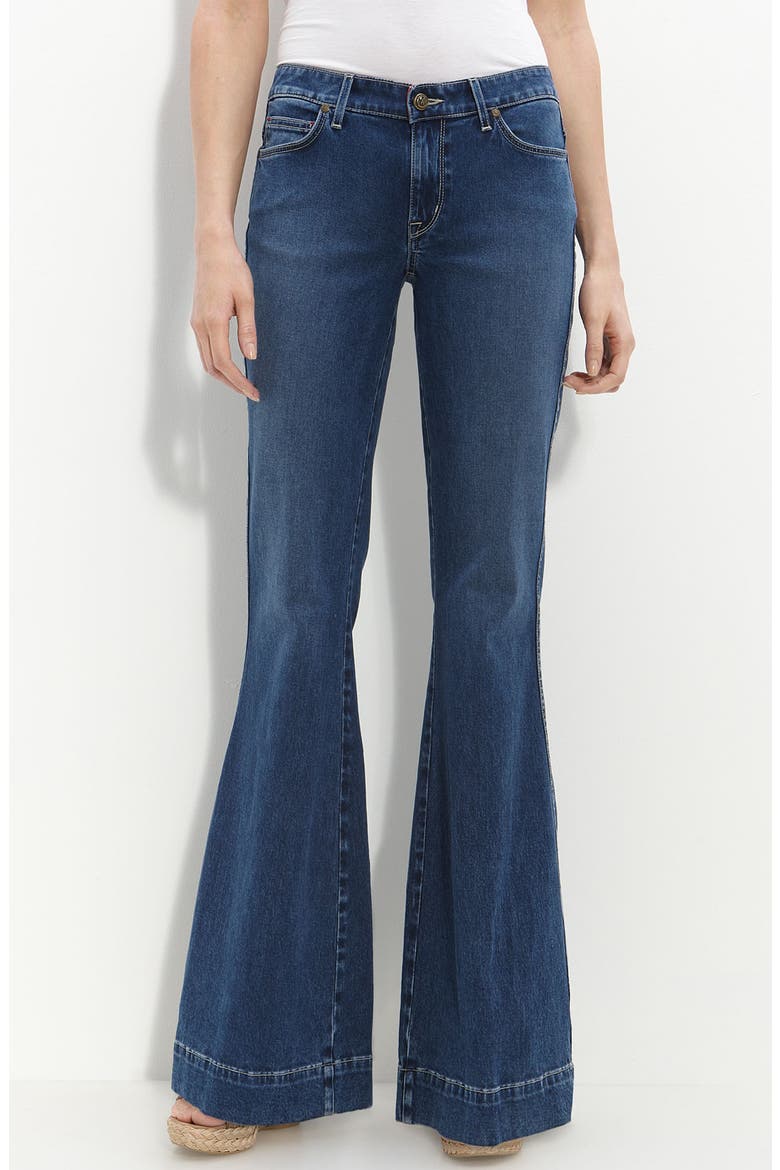 'Felicity' Flare Leg Stretch Jeans, Main, color, TRUEST BLUE