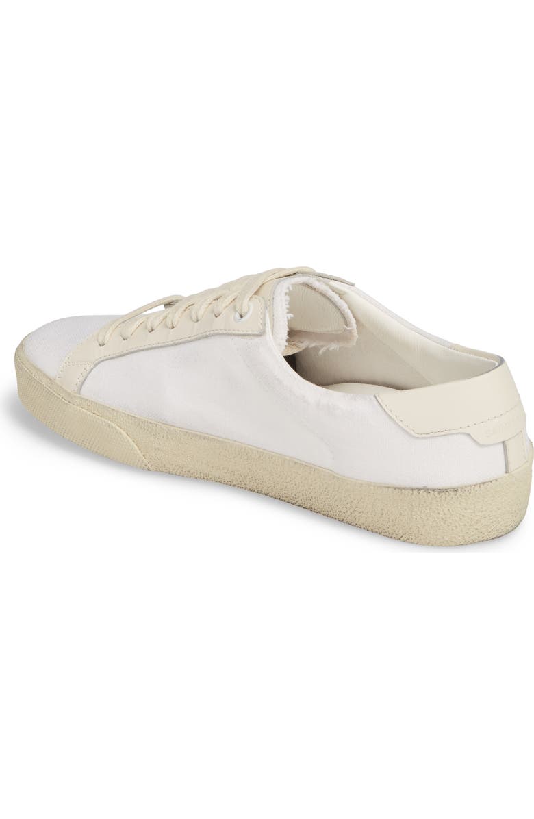 Saint Laurent Court Classic Lace-Up Sneaker, Alternate, color,