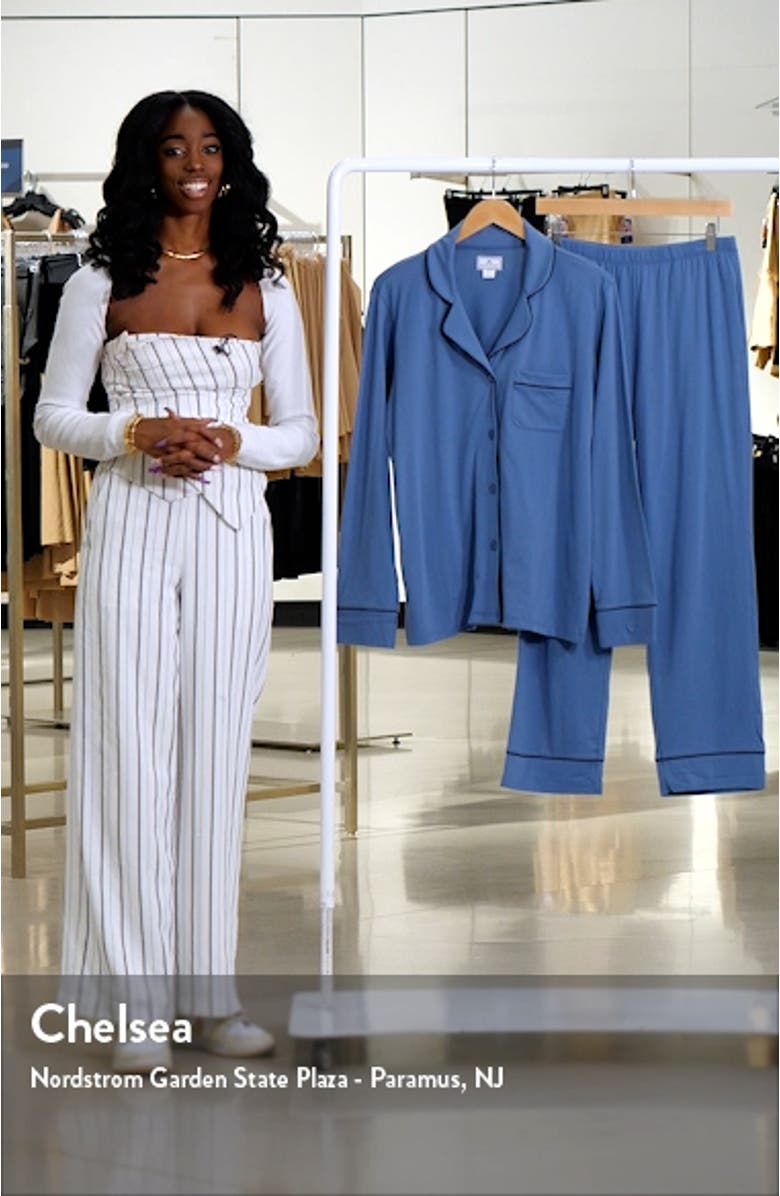 Mystique Blue Peruvian Cotton Pajamas, sales video thumbnail