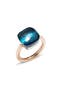 selected Rose Gold/ Blue Topaz