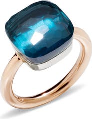 Pomellato Nudo Classic Blue Topaz Ring