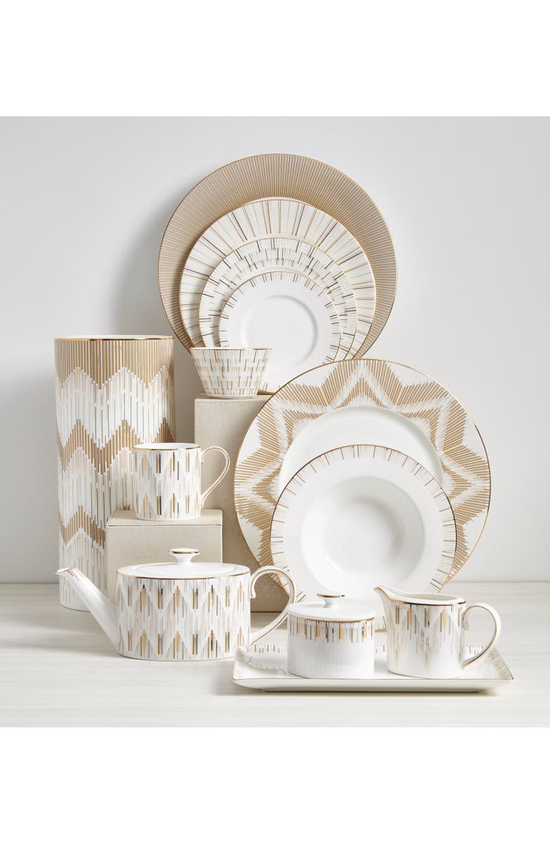 Prouna Luminous Serving Bowl, Alternate, color, White