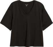 Eileen Fisher V-Neck Organic Cotton T-Shirt