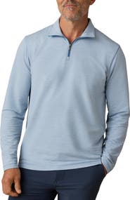 Faherty Movement Quarter Zip Pullover