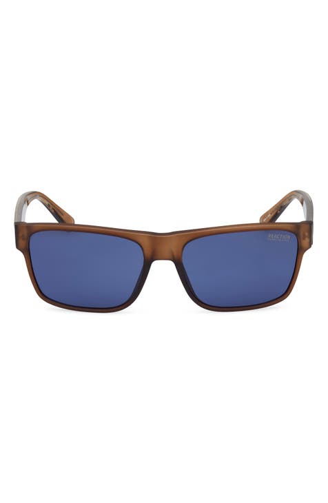 58mm Rectangular Sunglasses