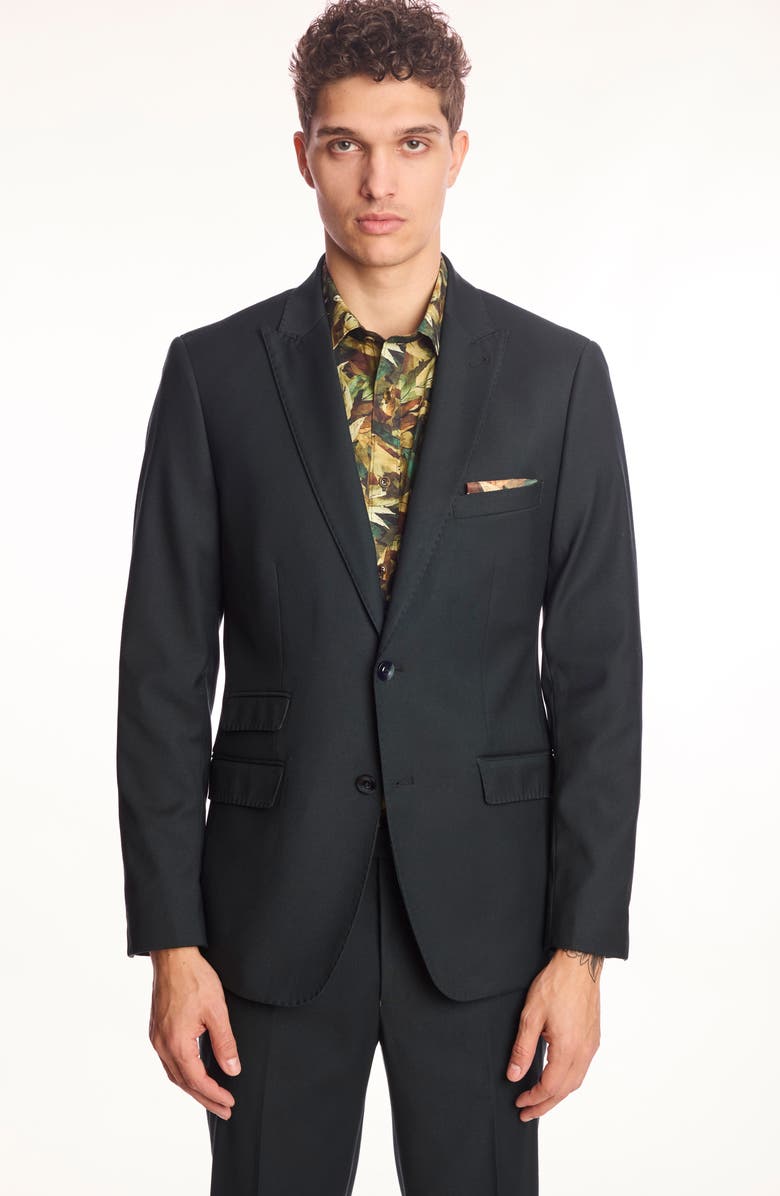 PAISLEY & GRAY Ashton Slim Fit Blazer, Alternate, color, Dark Forest Green