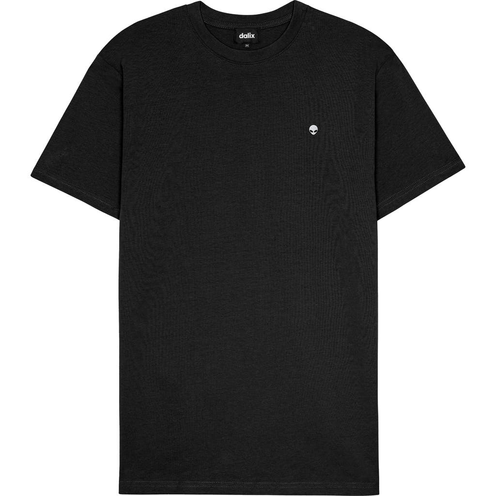 Dalix Mens Lil Alien Soft Heavyweight Tee