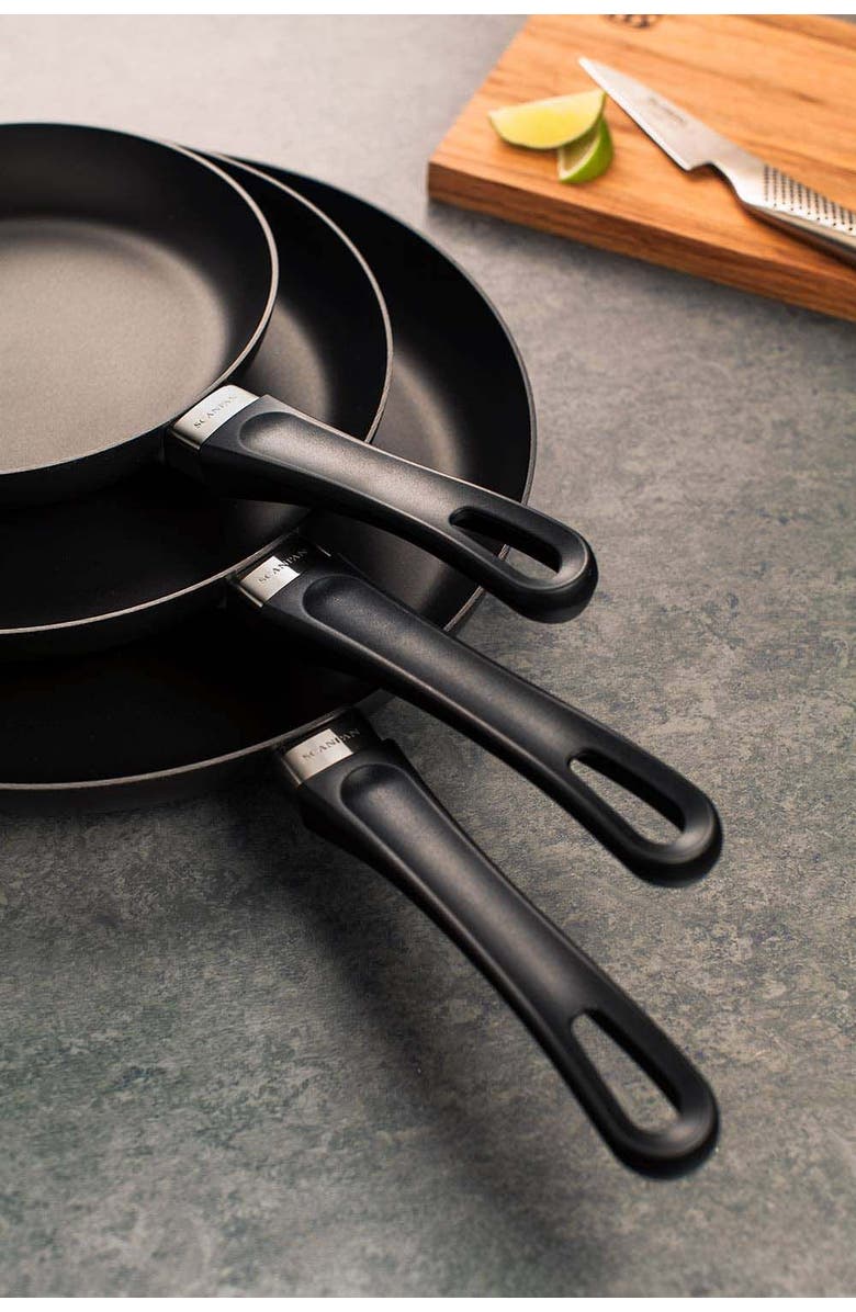 Scanpan Classic 3-Piece Skillet Set, Alternate, color, Black