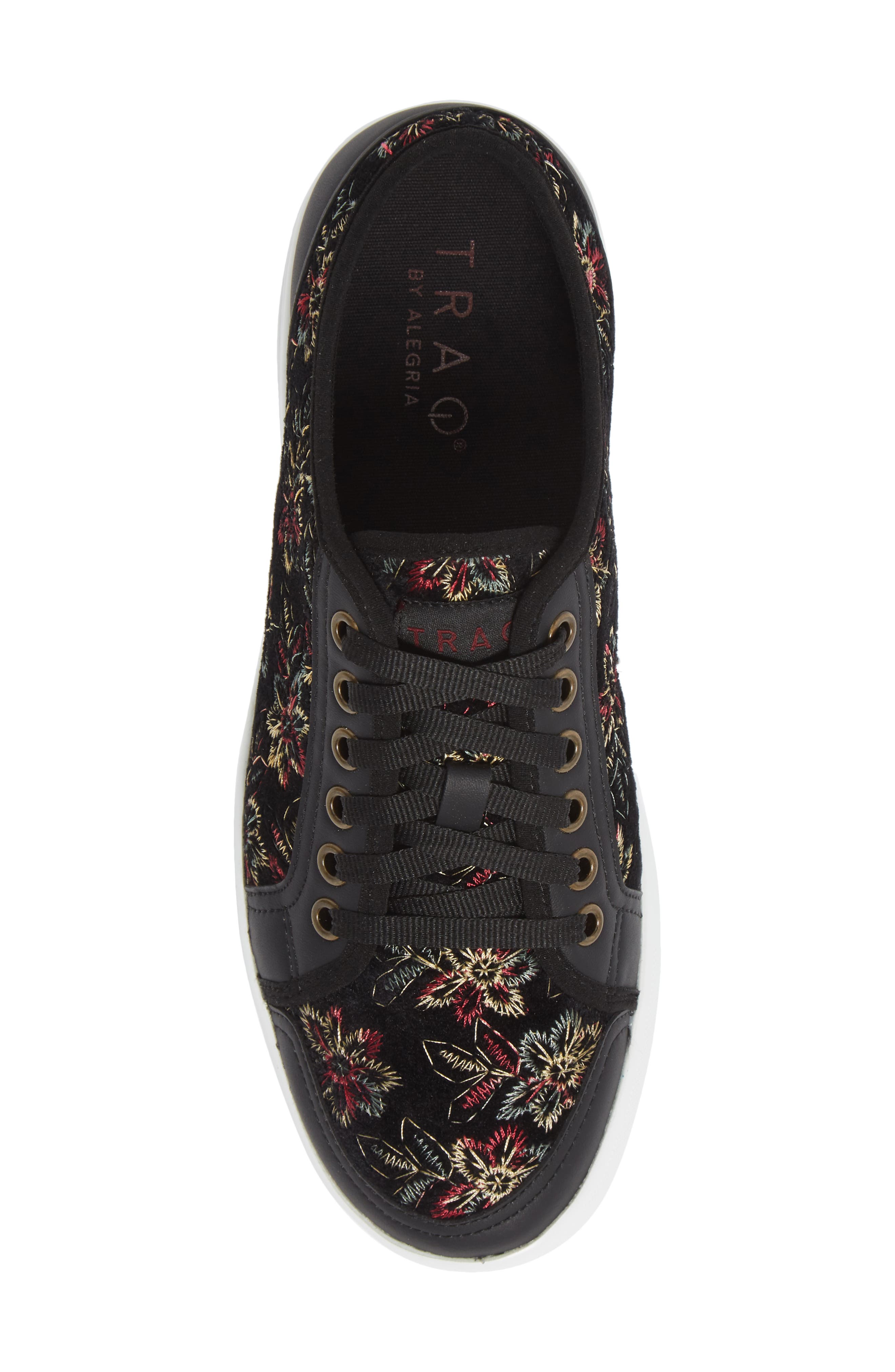 Alegria Lyriq Sneaker, Alternate, color, WINTERS TALE BLACK LEATHER