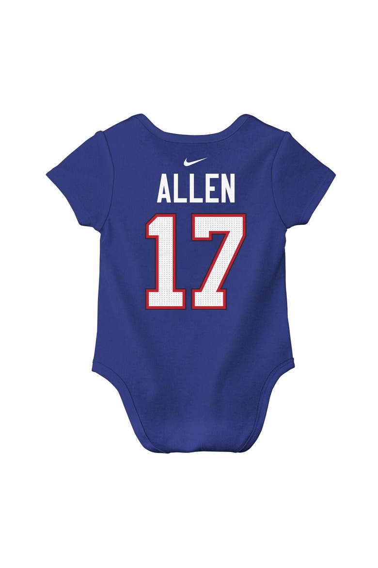 Infant Nike Josh Allen Royal Buffalo Bills  Player Name & Number Bodysuit, Alternate, color, Royal
