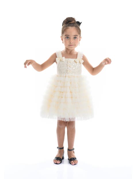 Bow Tiered Tulle Dress (Baby)