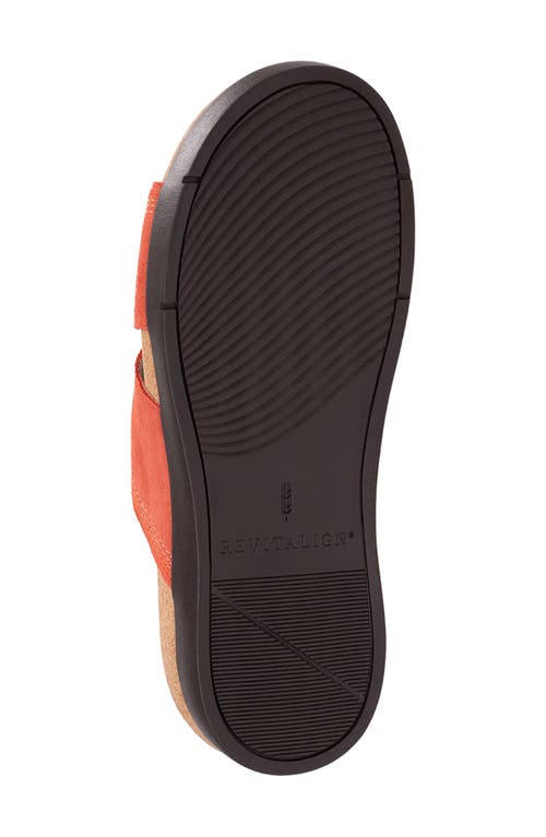 Revitalign Palmetto Slide Sandal In Rooibos Tea