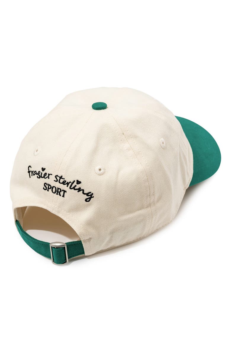 FRASIER STERLING Pickle Ball Embroidered Baseball Cap, Alternate, color, Green