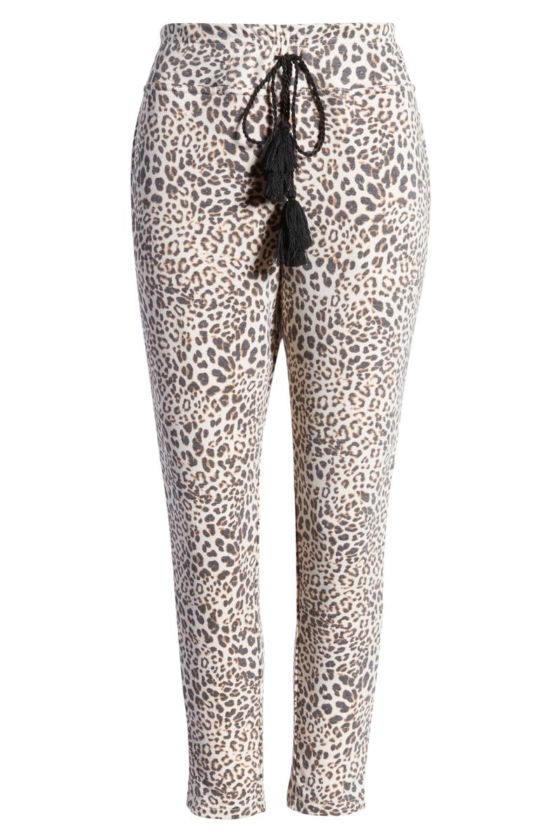 Bobeau French Terry Crop Jogger Pants, Alternate, color,