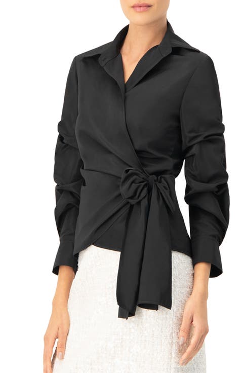 Long Sleeve Wrap Shirt
