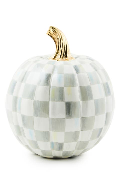 Sterling Check Mini Pumpkin