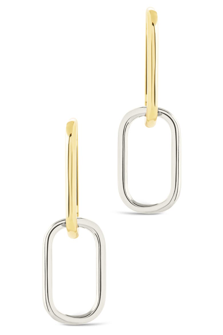 Raleigh Link Drop Earrings, Alternate, color, GOLD