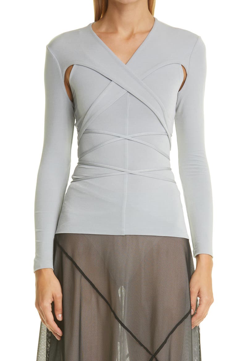 Tank & Wrap Bolero Set, Main, color, ALUMINIUM