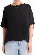 ocean+main Square Gauze Top