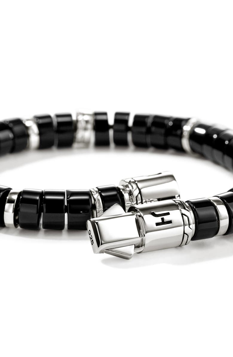 John Hardy Heishi Beaded Bracelet, Alternate, color, Silver