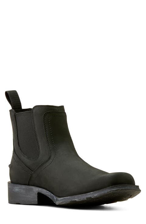 Midtown Rambler Square Toe Western Chelsea Boot (Men)
