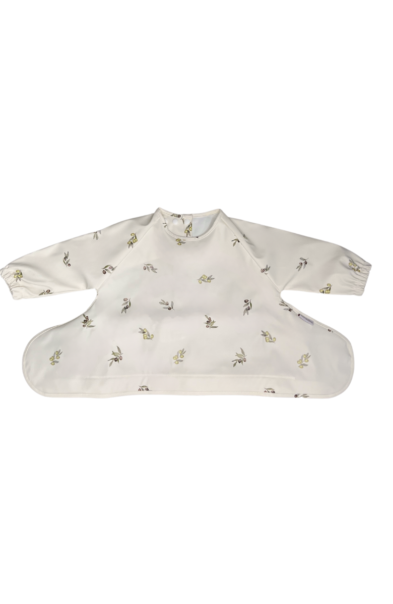 Neferland NeferTie Coverall 2.0 Longsleeve Bib - OLIVES, Main, color, Olives 6-24 Months