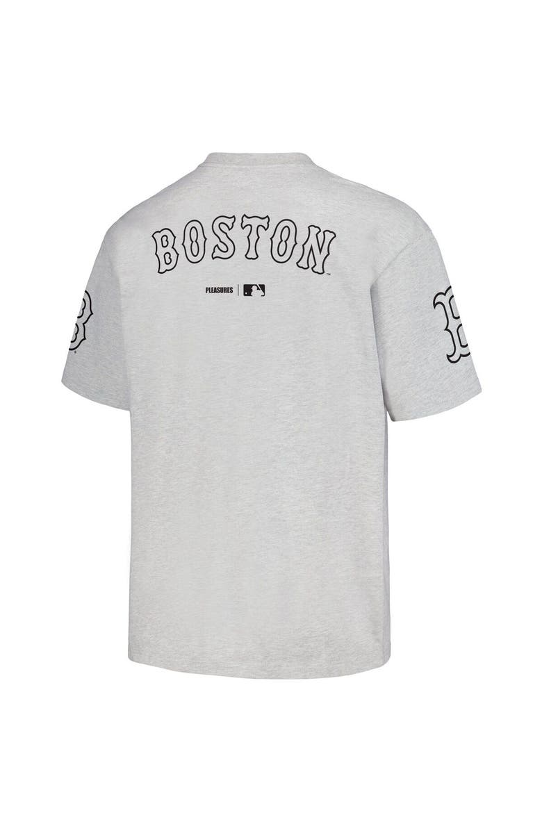 PLEASURES Men's PLEASURES Gray Boston Red Sox Team T-Shirt, Alternate, color, Gray