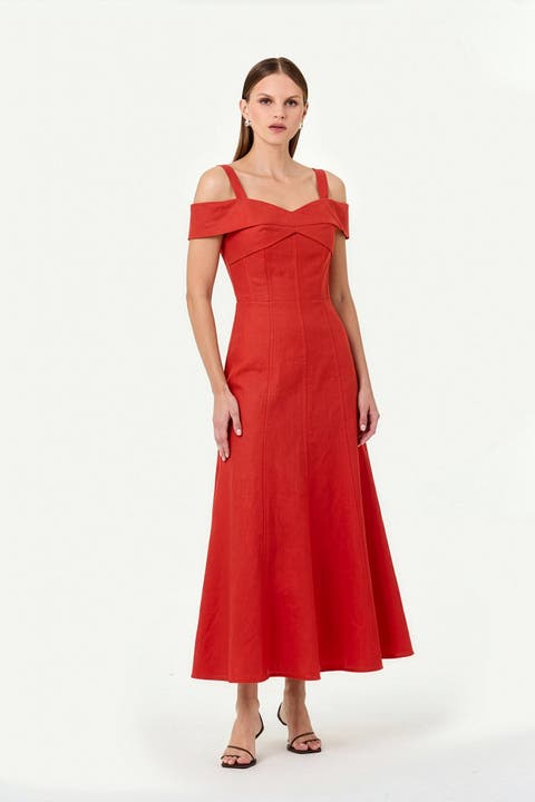 Ivana Linen Dress