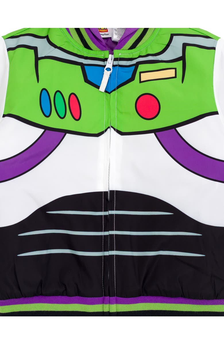 Disney Toy Story Zip-Up Bomber Jacket, Alternate, color, Buzz Lightyear White