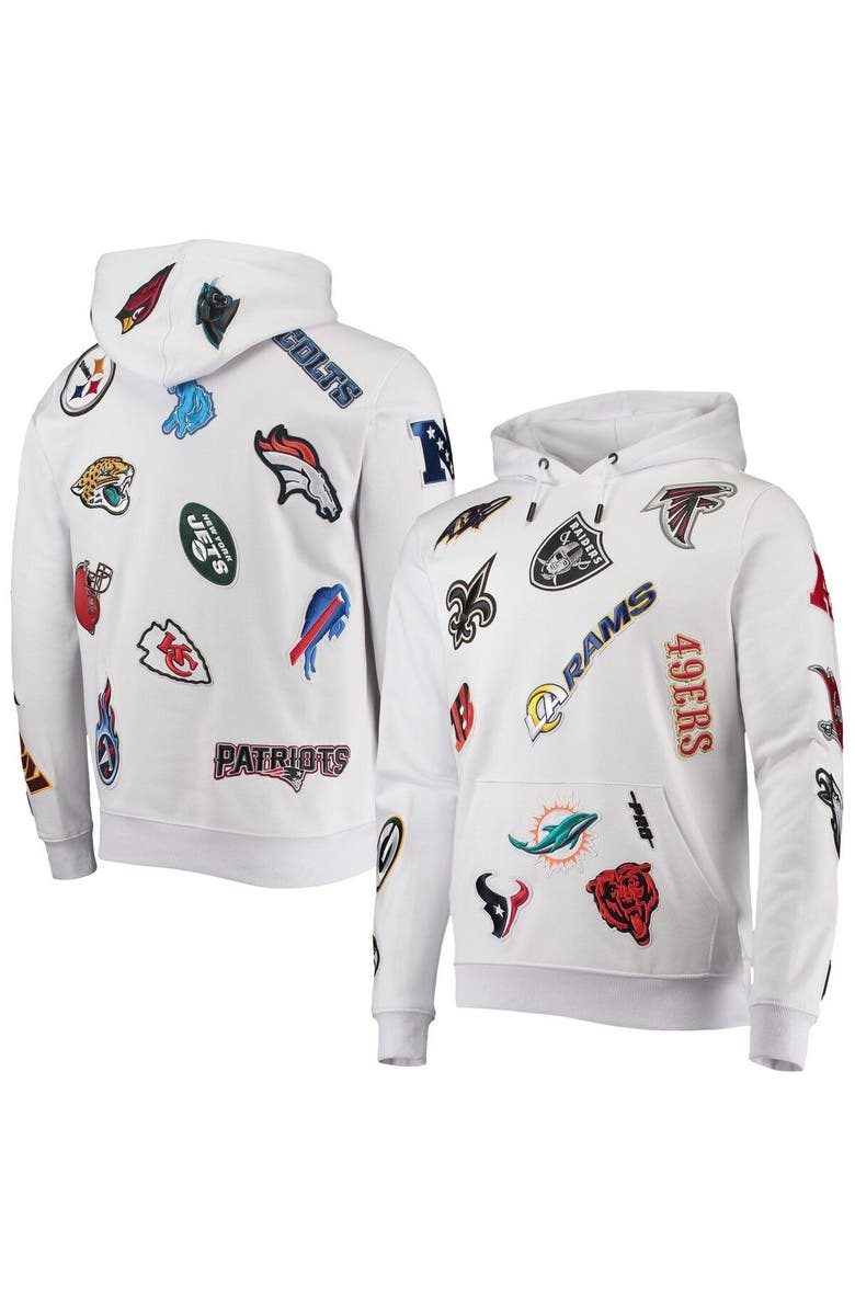 PRO STANDARD Men's Pro Standard White NFL Pro League Pullover Hoodie, Main, color, 