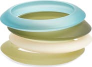 Open Edit Set of 4 Ombré Resin Bangle Bracelets