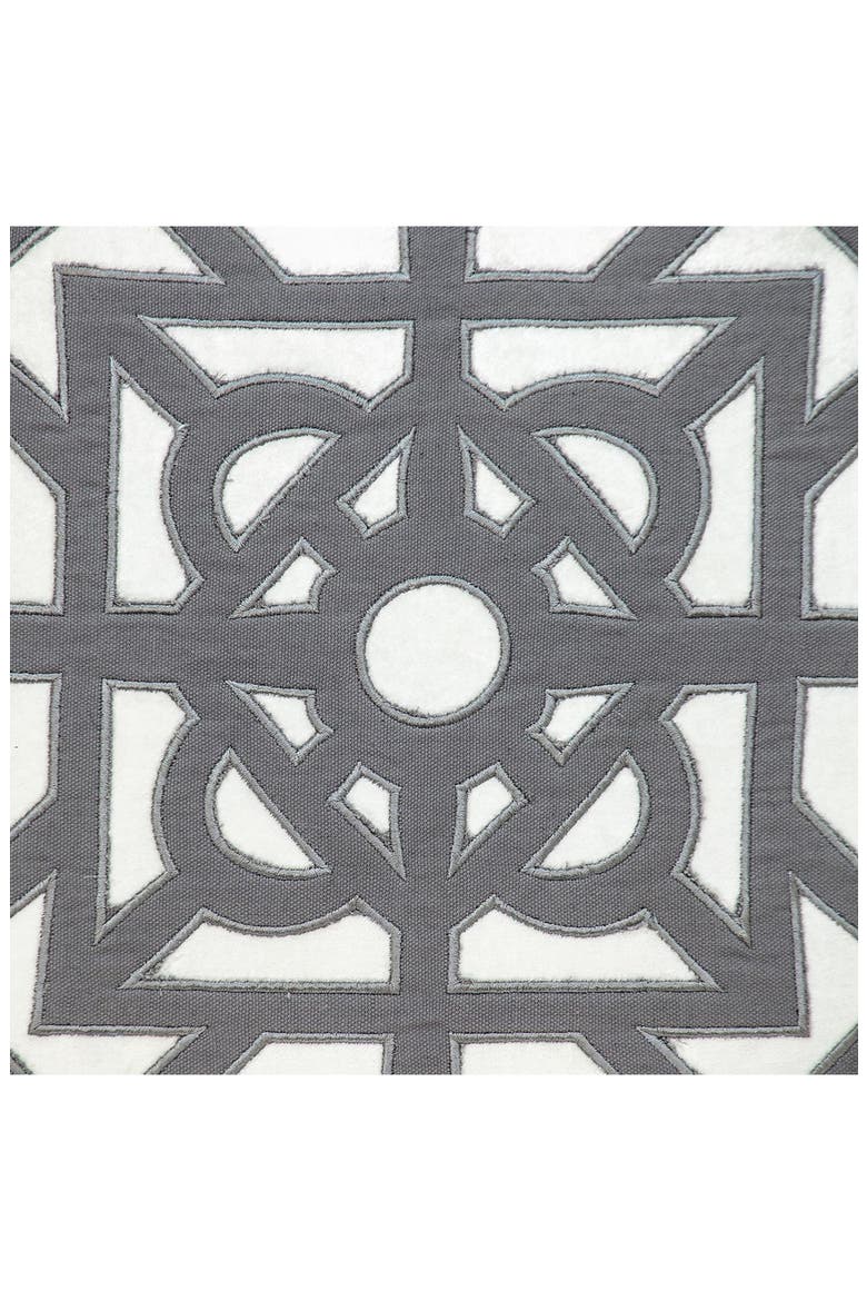 Hazel Geometric Accent Pillow, Alternate, color, WHITE