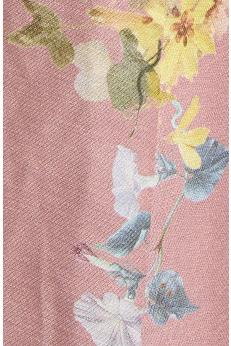Asymmetric Multi Frill Silk Dress, Alternate, color, CHAMBER OF BLOOMS