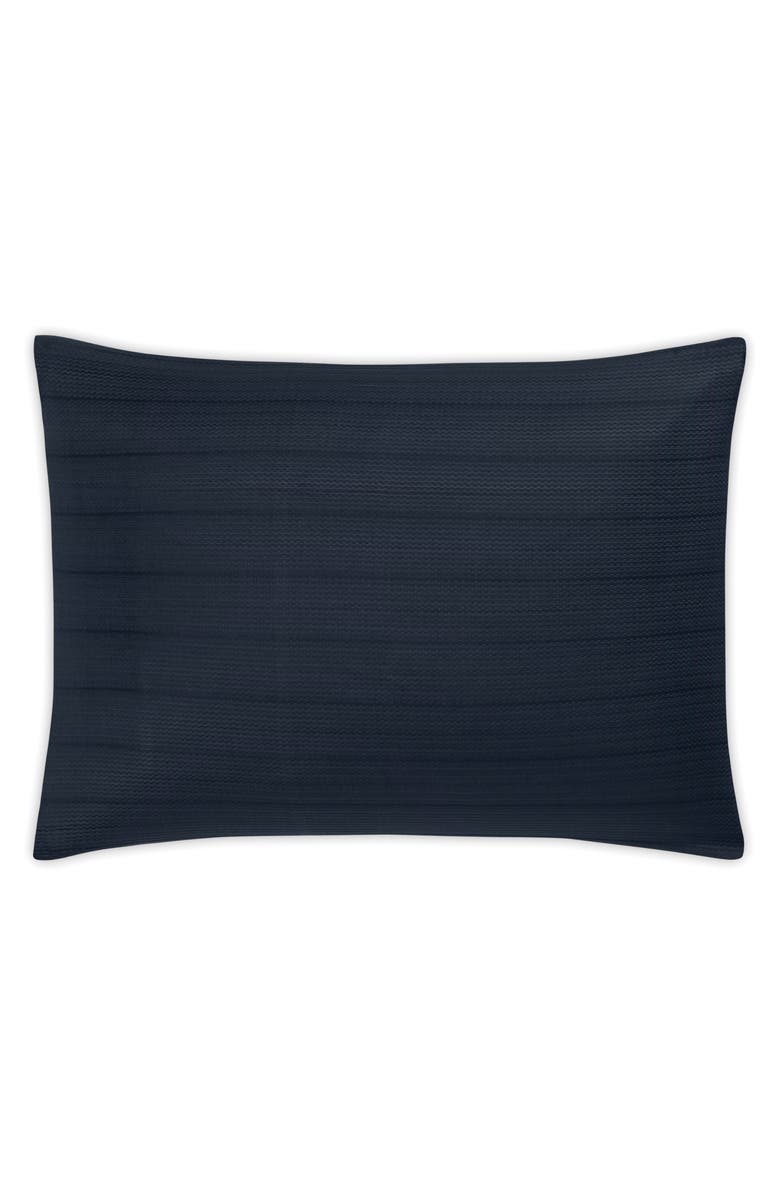 Matouk Augusta Matelassé Sham, Main, color, Navy