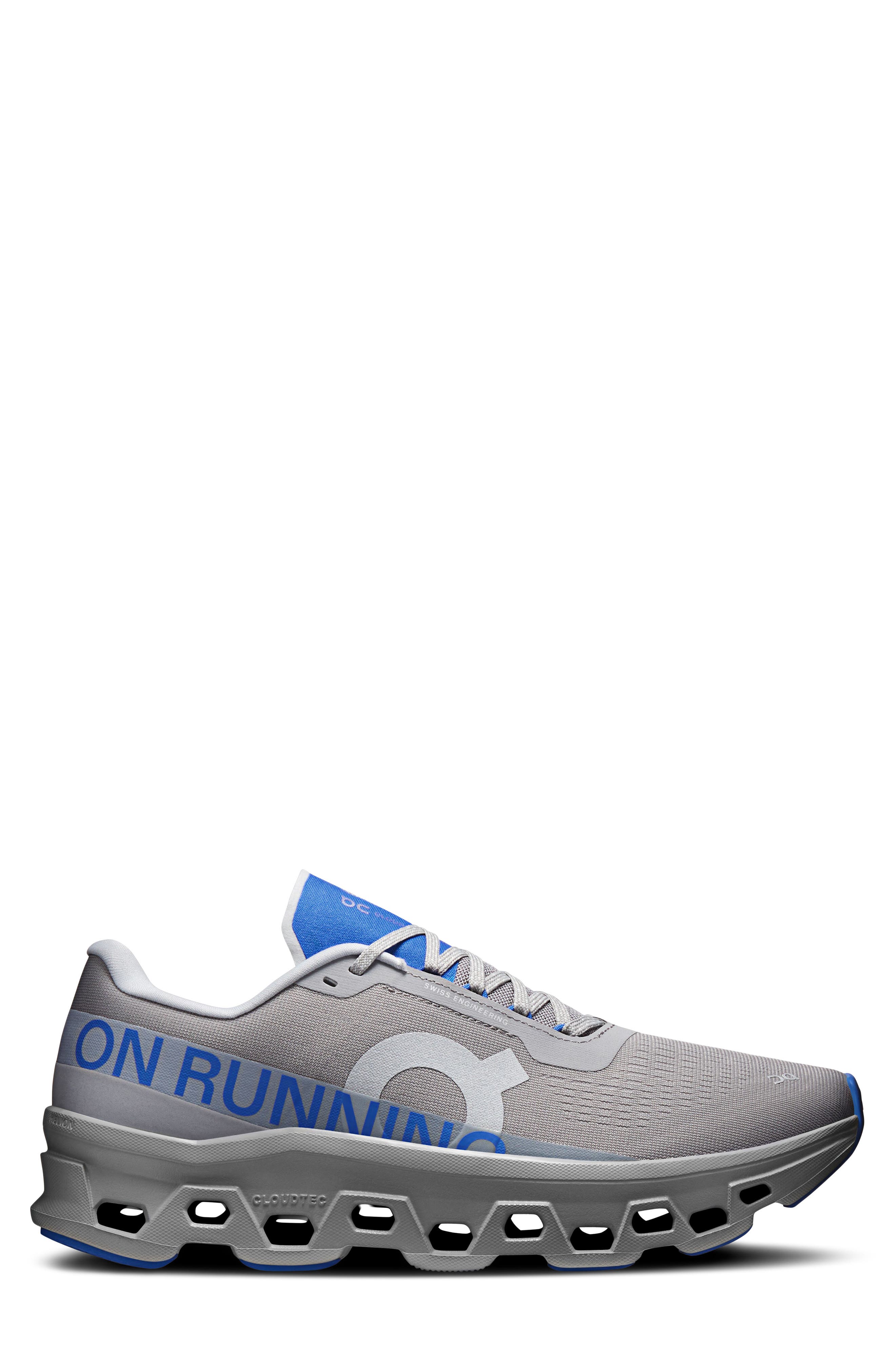 Cloudmonster Running Shoe, Alternate, color, ALLOY/ JAY