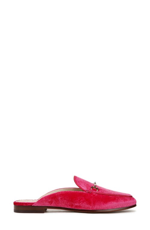 Sam Edelman Linnie Bit Mule Pink Topaz Velvet In Pink