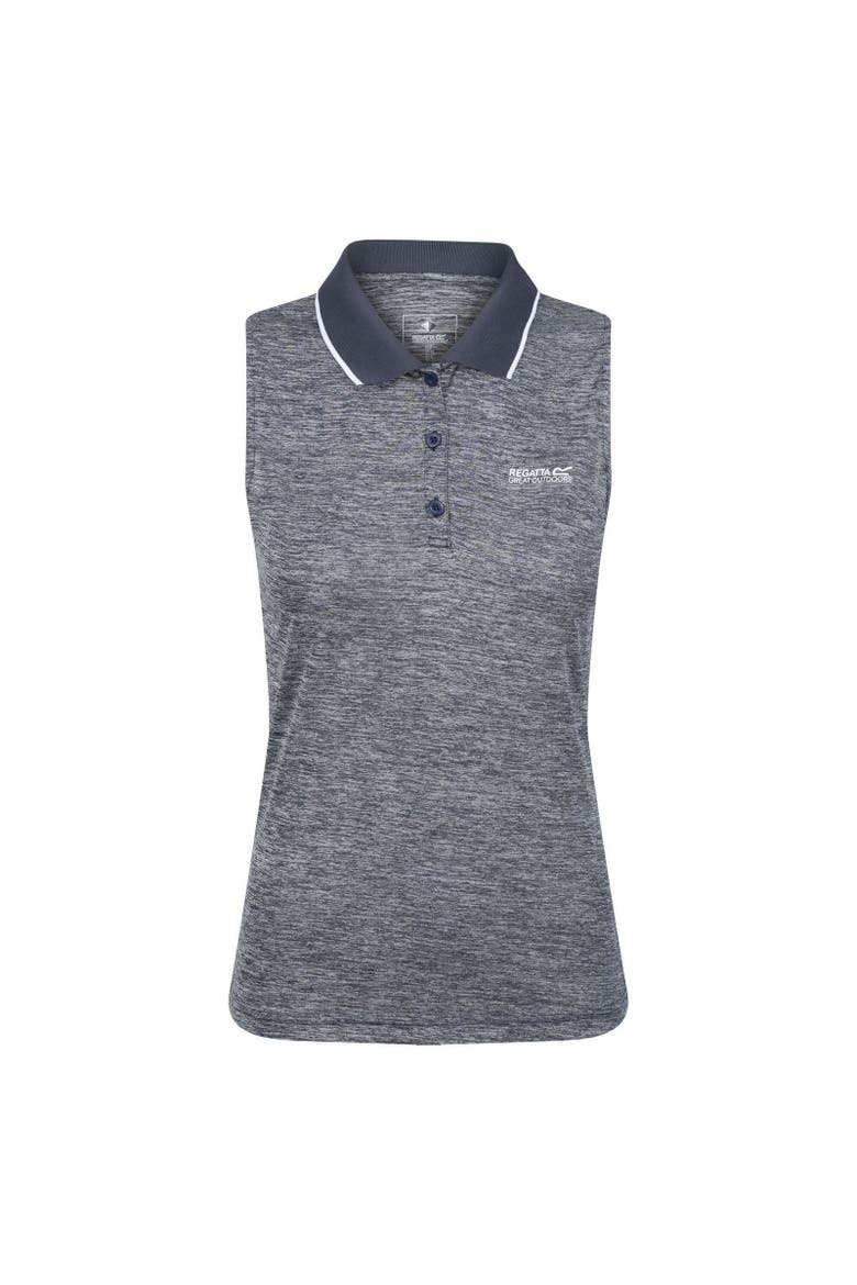 Tima II Sleeveless Polo Shirt, Main, color, Navy