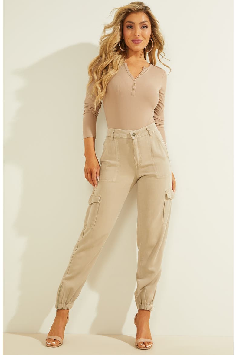 Bowie Cargo Chino Pants, Alternate, color, BROWN