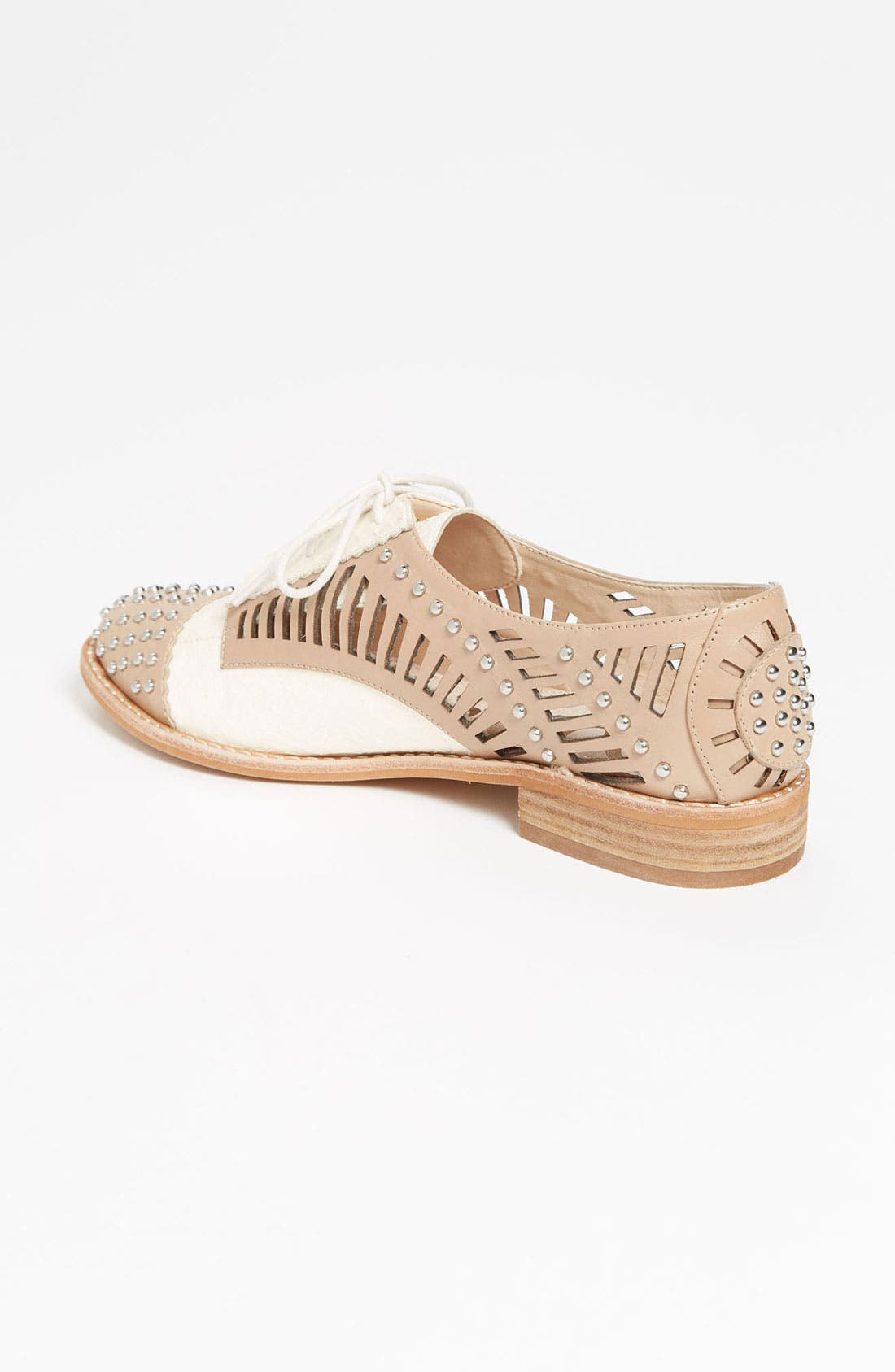 'Jayden' Oxford, Alternate, color, CLASSIC NUDE/ OFF WHITE SNAKE