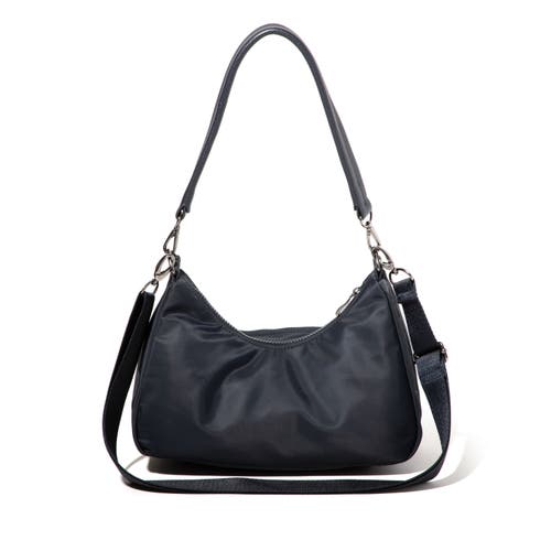 Baggallini Savannah Crossbody Bag In French Navy Twill
